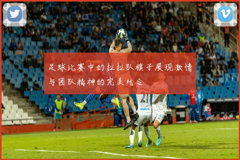 足球比赛中的拉拉队旗子展现激情与团队精神的完美结合