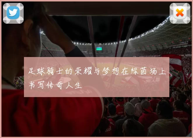 足球骑士的荣耀与梦想在绿茵场上书写传奇人生